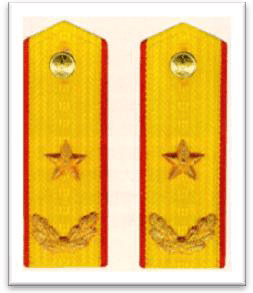 中国军队中军衔和肩章的搭配
